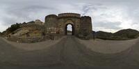 /Hanuman Pol, Tor zum Kumbhalgarh Fort in den Aravalli Bergen in der Nähe von Ranakpur. Die zweitgr