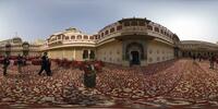 /Pfauentor im Stadtpalast von Jaipur
