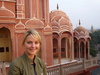 Am Hawa Mahal in Jaipur