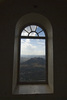 Fenster im Sajjangarh Fort (Monsoon Palace)