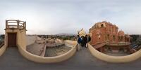 Oben im Hawa Mahal, Jaipur