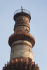 Spitze des Qutb Minar, Delhi