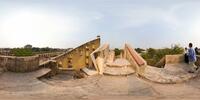 Das Samrat Yantra im Jantar Mantar, Jaipur Diese ...