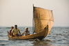 Segelboot in Kumarakom