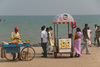 /Am Strand von Pondicherry