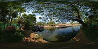 Ufer am Tharavadu in Kumarakom