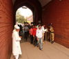Old-Delhi, Eingangs-Kontrollen am Red Fort