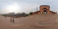 Eingang zur Jama Masjid Moschee in Delhi