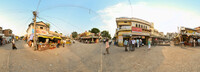 Panorama:<br>Hauptstrasse in Orchha