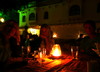 Udaipur, Lake Pichola , Diner im Ambrai Rajasthan...