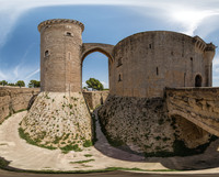 Panorama:<br>Castell de Bellver