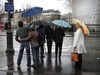Frühlingsregen in Paris