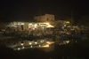 Hafentavernen in Molivos bei Nacht