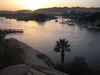 Assuan Sonnenuntergang am Nil