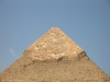 Chefren Spitze der Pyramide Hier kann man gut Rest...