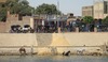 Edfu Badestelle für die berühmten Nilpferde