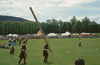 Baumstammwerfen Tossing the cober