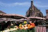 Nürnberg Altstadt Markt an St. Sebald  