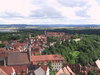 Rothenburg Spitalviertel vom Rathausturm aus   