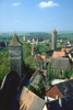 Rothenburg Wehrgang und Türme Blick vom Röderturm...