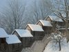 Stadtmauer im Winter