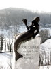 Figur der Tauber im Weinberg Rothenburg