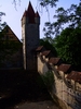 Rothenburg Stadtmauer an der Jugendherberge