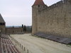 Carcassonne Festplatz zur Aufführung der Historien...