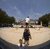 Beach-Volleyball auf dem Bonner Münsterplatz, 7.5...