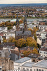 Blick vom Stadthaus zur Stiftskirche