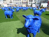 Blaue Schafe auf dem Marktplatz 18.5.2012