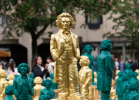 Beethoven-Figuren auf dem Münsterplatz 17.5.2019