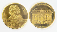 National Tokens Bonn Die beiden Touristen-Medaille...
