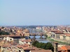 Florenz Hauptstadt der Toskana Blick vom Hügel Mi...
