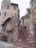 Assisi Mittelalterliche Häuser