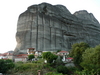 Bizarre Felsen bei den Meteora Klöstern in Thessal...