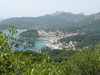 Blick auf Parga von der Kirche der hl. Eleni aus