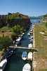 Kanal zwischen Korfu-Stadt und Alter Burg Der Kün...