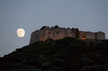 Burg von Anthoussa mit Vollmond