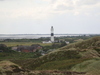 Sylt Blick von Uwe Düne auf Leuchturm von Kampen