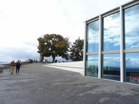 Panorama:<br>Drachenfels der neue Pavillion