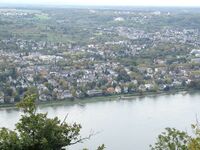 Drachenfels Blick auf Mehlem