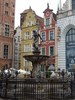 Danzig Morgenspaziergang Neptunbrunnen