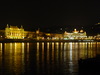 Donau Budapest bei Nacht
