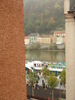 Donau Passau Blick aus Hotel Passauer Wolf